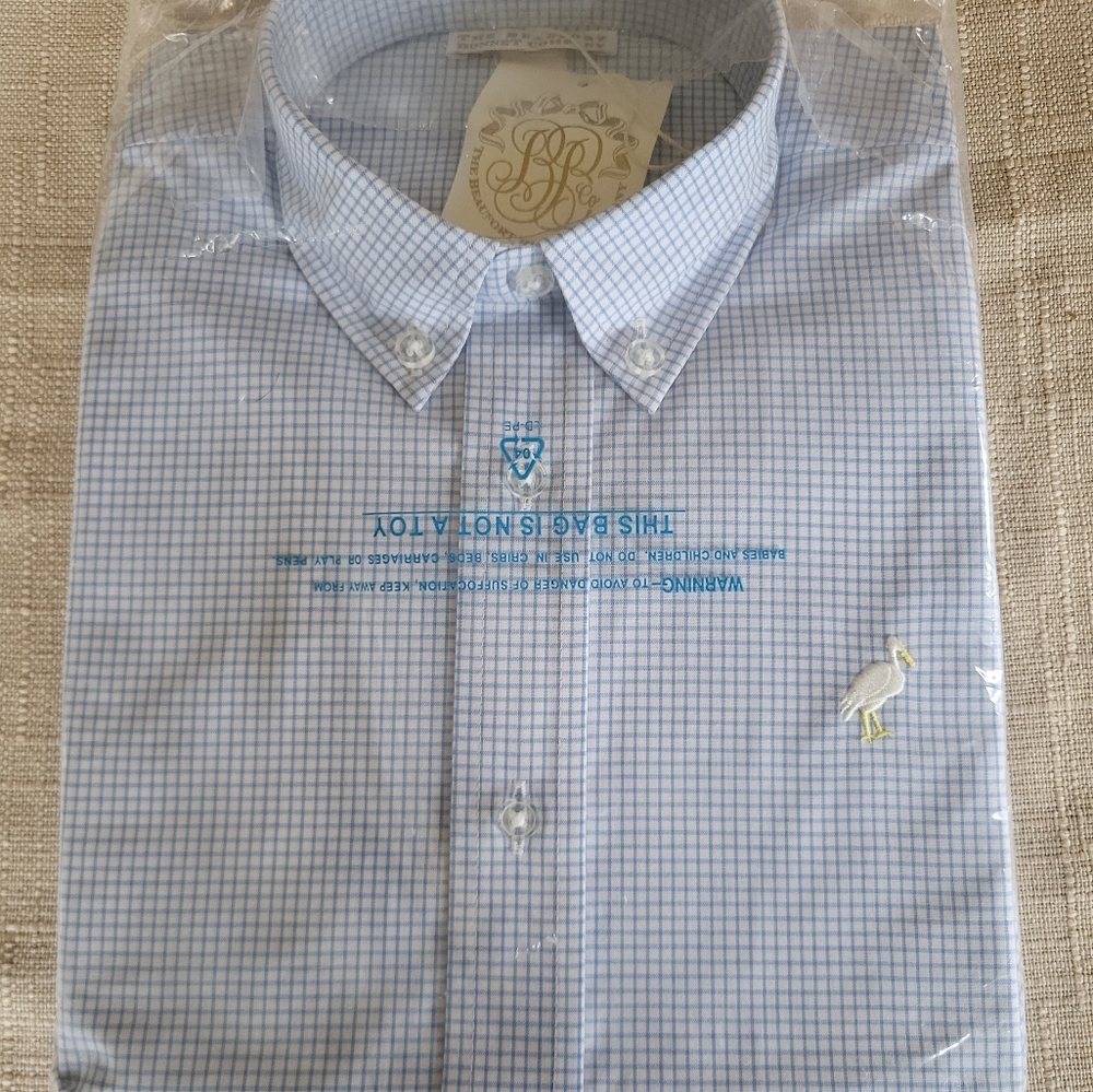 The Beaufort Bonnet Company Dean's List Dress Shirt Boy's Size 14 NWT